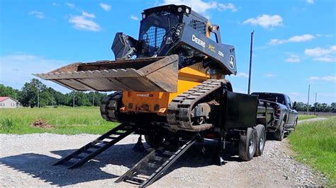 best way to load skid steer on trailer|skid steer trailer loading instructions.